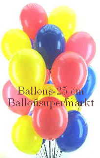 Ballons Standard, 25 cm