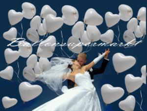 Herzluftballons Hochzeit vom Ballonsupermarkt