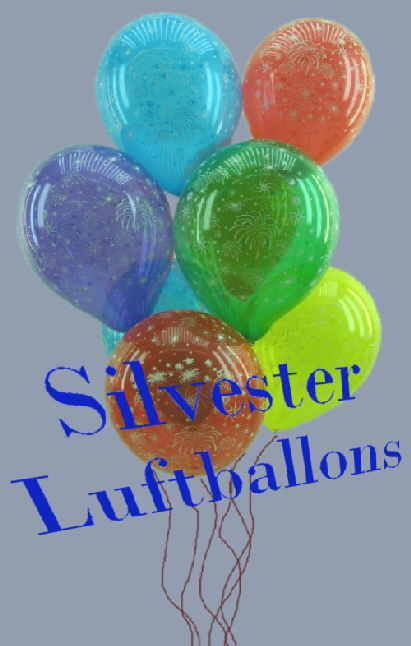 Silvester: Silvesterparty mit Ballons