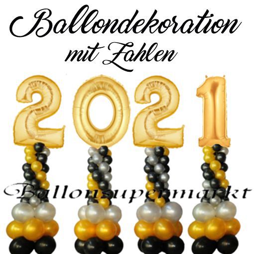 ballondekoration-silvester-2021
